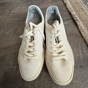 Rothy's Cream Canvas Sneakers